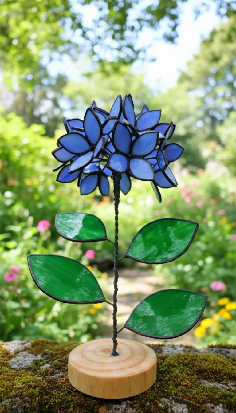 Blue Stained Glass Hydrangea